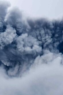 What Would Happen If a Hurricane Hit an Erupting Volcano